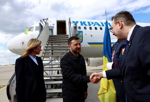 Зеленський разом із першою леді прибув до Чехії (фото)