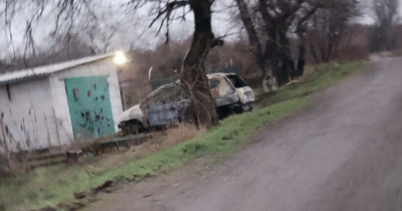 В окупованому Маріуполі партизани підірвали авто з російським офіцером